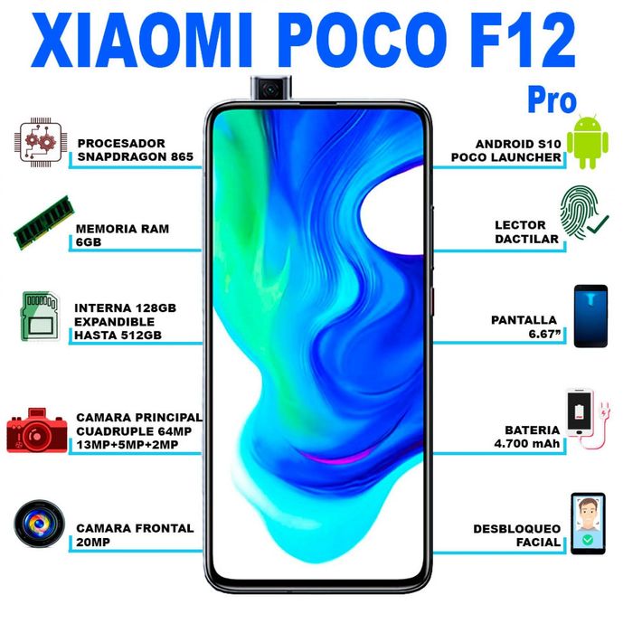Poco F2 Pro Phantom – 128GB + 6/8GB RAM – Como Novo + Caixa & carregad