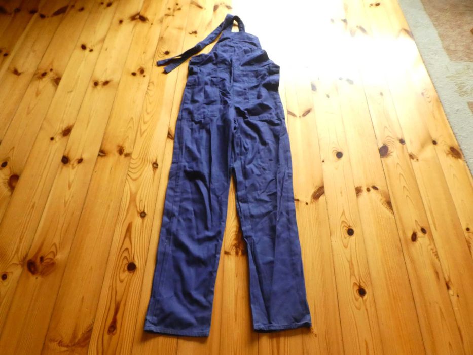 Spodnie robocze granatowe, ogrodniczki M