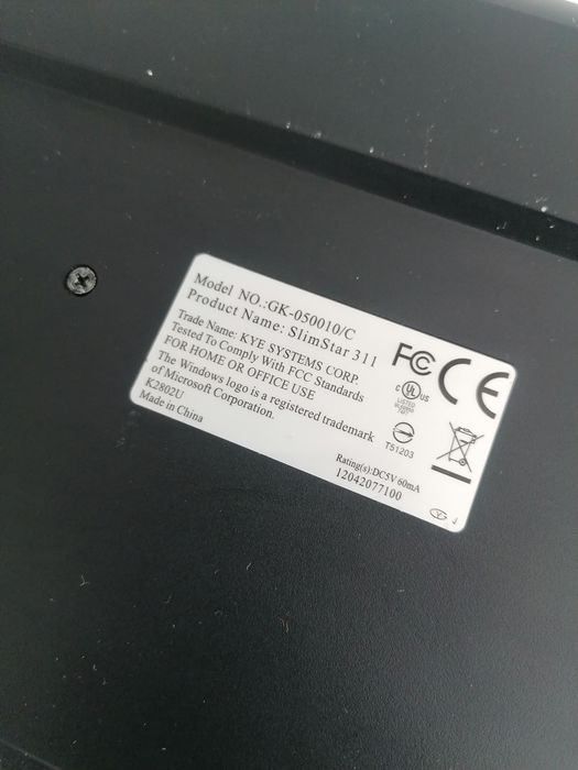 Teclado Computador Genius USB SlimStar