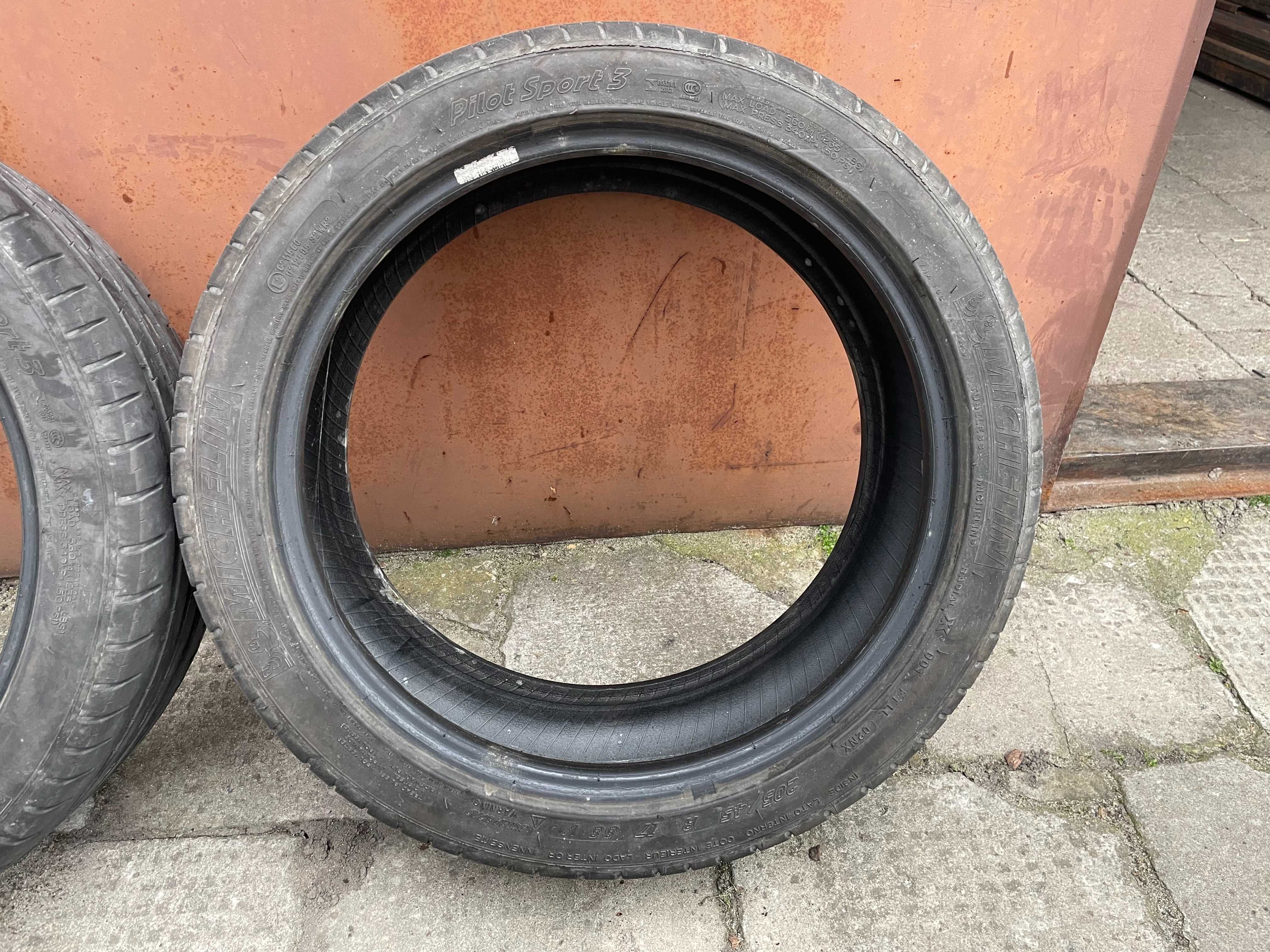 opony 205/45R17 88V 2 sztuki letnie Michelin Pilot Sport 3