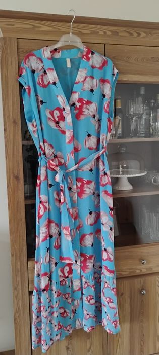 Piękna długa sukienka 42-44