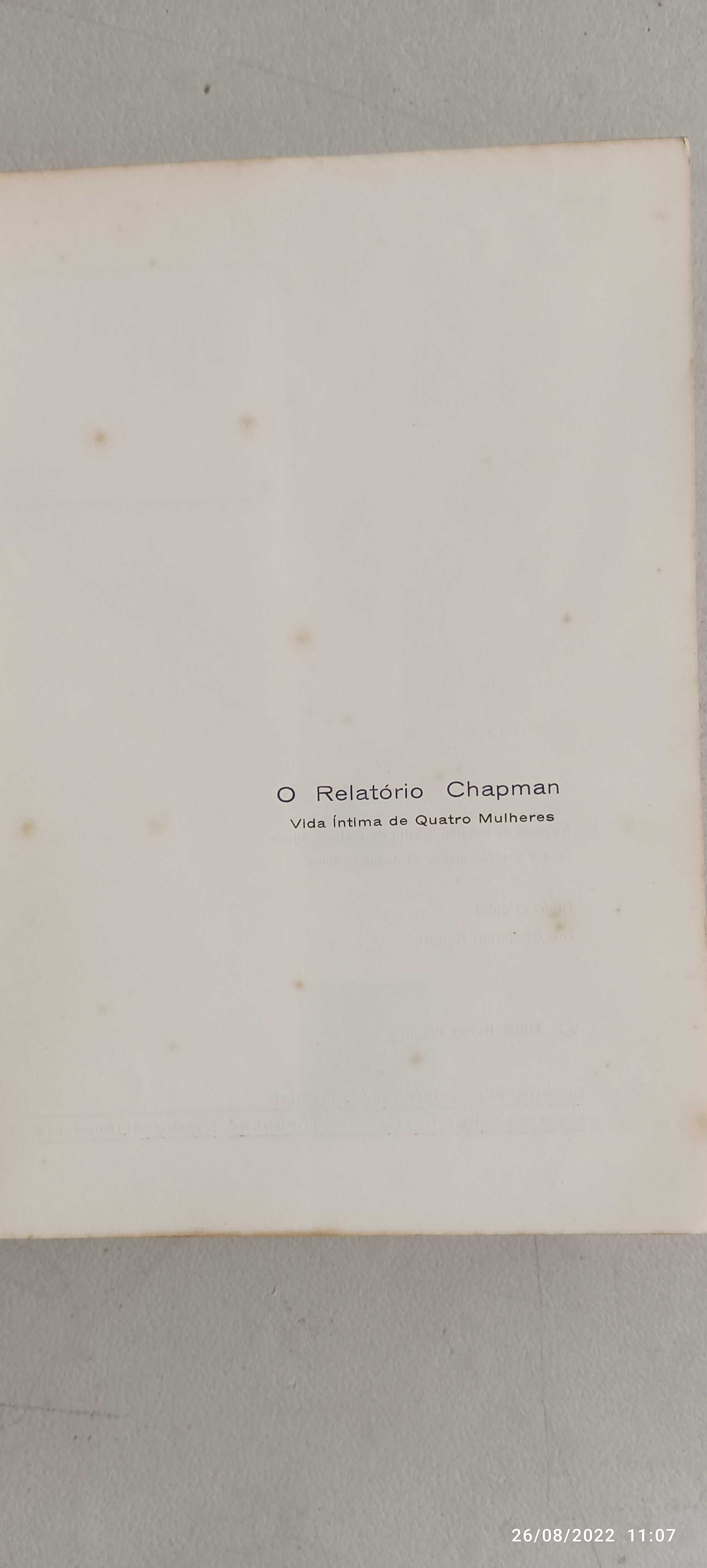 Livro Pa-1 - Irving Wallace -  O relatório Chapman