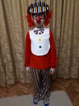 Костюм клоуна, детский 7-10 лет