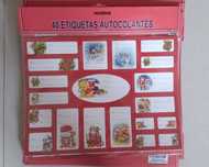Etiquetas autocolantes para prendas de Natal