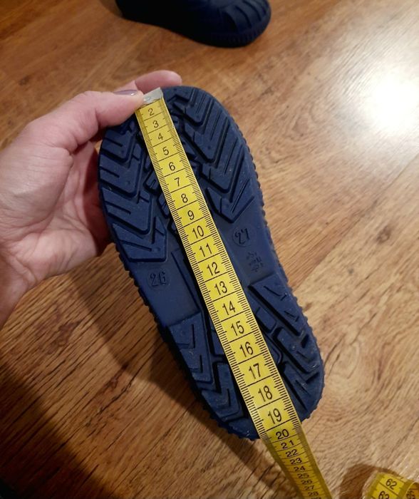 Buty zimowe śniegowce kalosze ocieplane 27