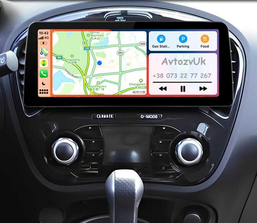 Магнитола JUKE KICKS Nissan QASHQAI Жук GPS 2 дин CarPlay Android 13