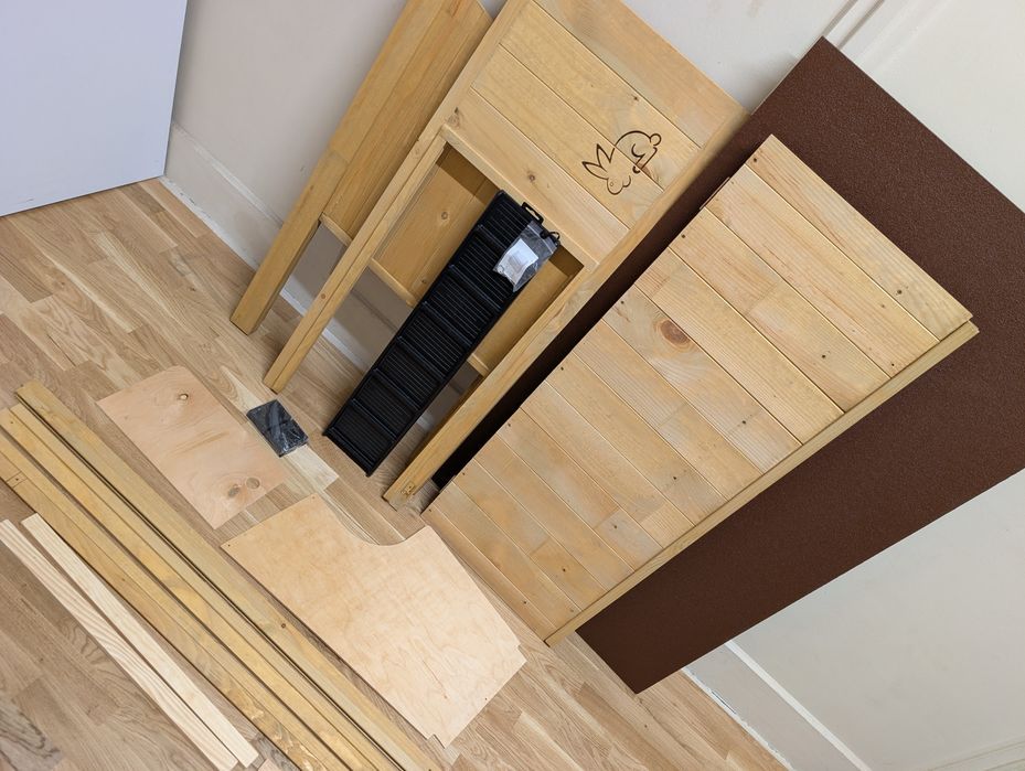 Ferplast Klatka dla Królików Świnek Ranch Brown 115x65x92 Niekompletna