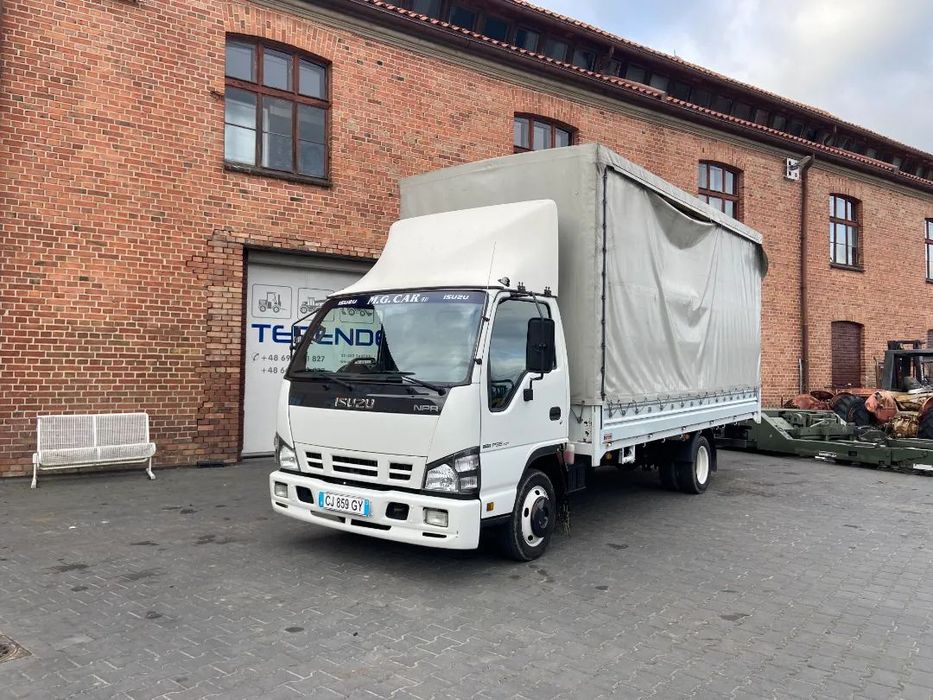 Isuzu NPR 85-5DX  FV23% Import Włochy Idealny Bez Korozji Klima Bliźniak Firanka