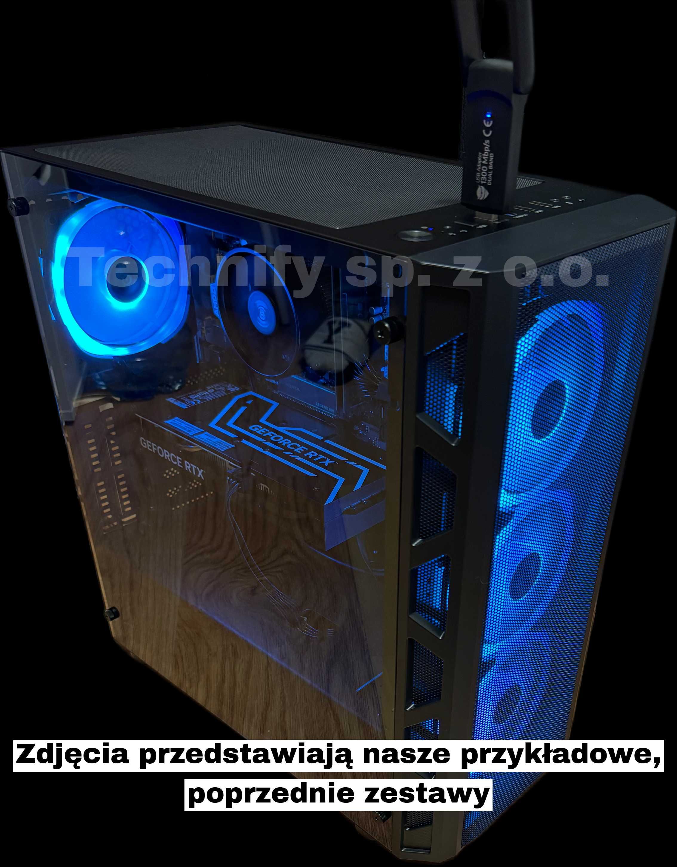 PROMOCJA! Komputer RTX 4060, Ryzen 5 5600. FV VAT23%, Gwarancja 2 Lata