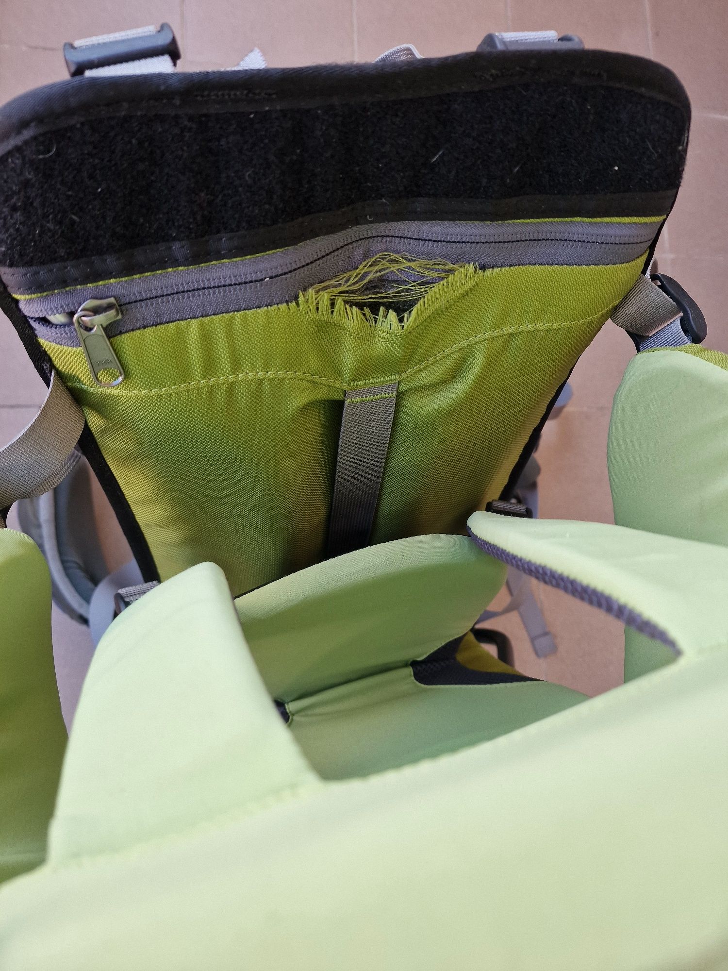 Mochila transporte criança