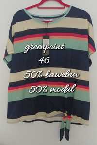Greenpoint bluzka krótki rękaw 46