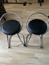 2 krzesła hokery,barowe