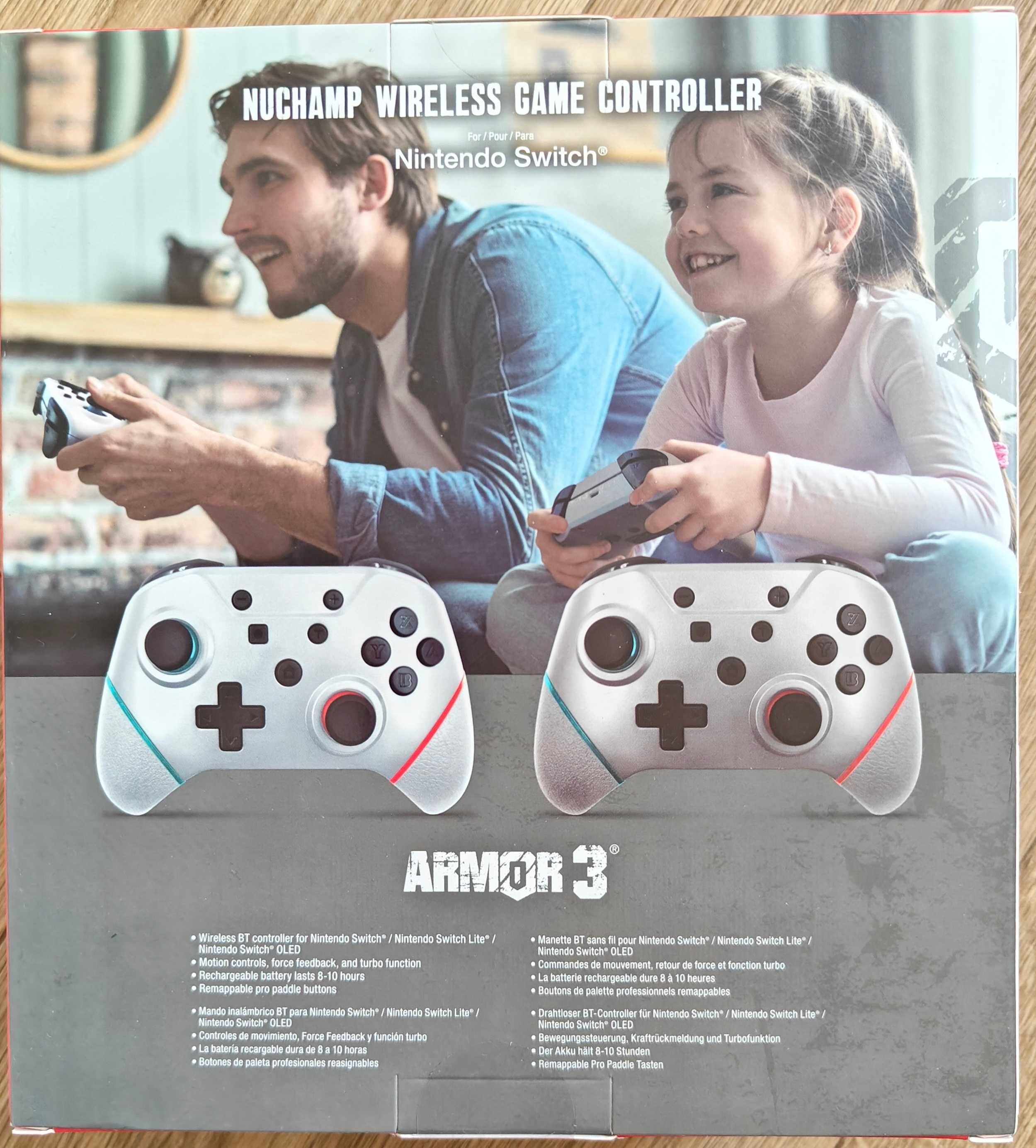 Kontroler bezprzew Hyperkin NuChamp pakiet 2 szt. Nintendo Switch NOWY