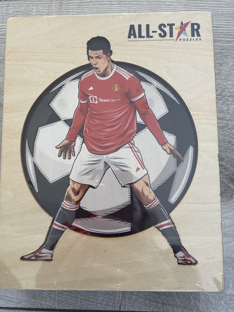 Puzzle drewniane 150 elementów Ronaldo