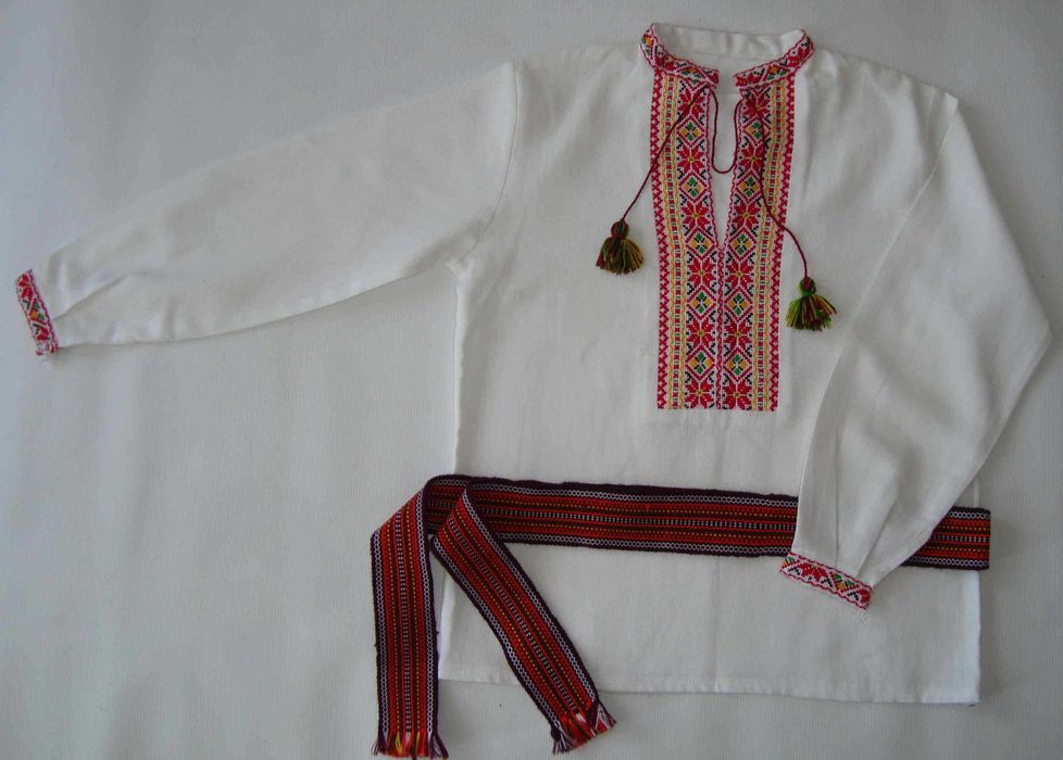 Вишиванка на хлопчика "Орнамент" (7-9 років) c Поясом крайка обмин на