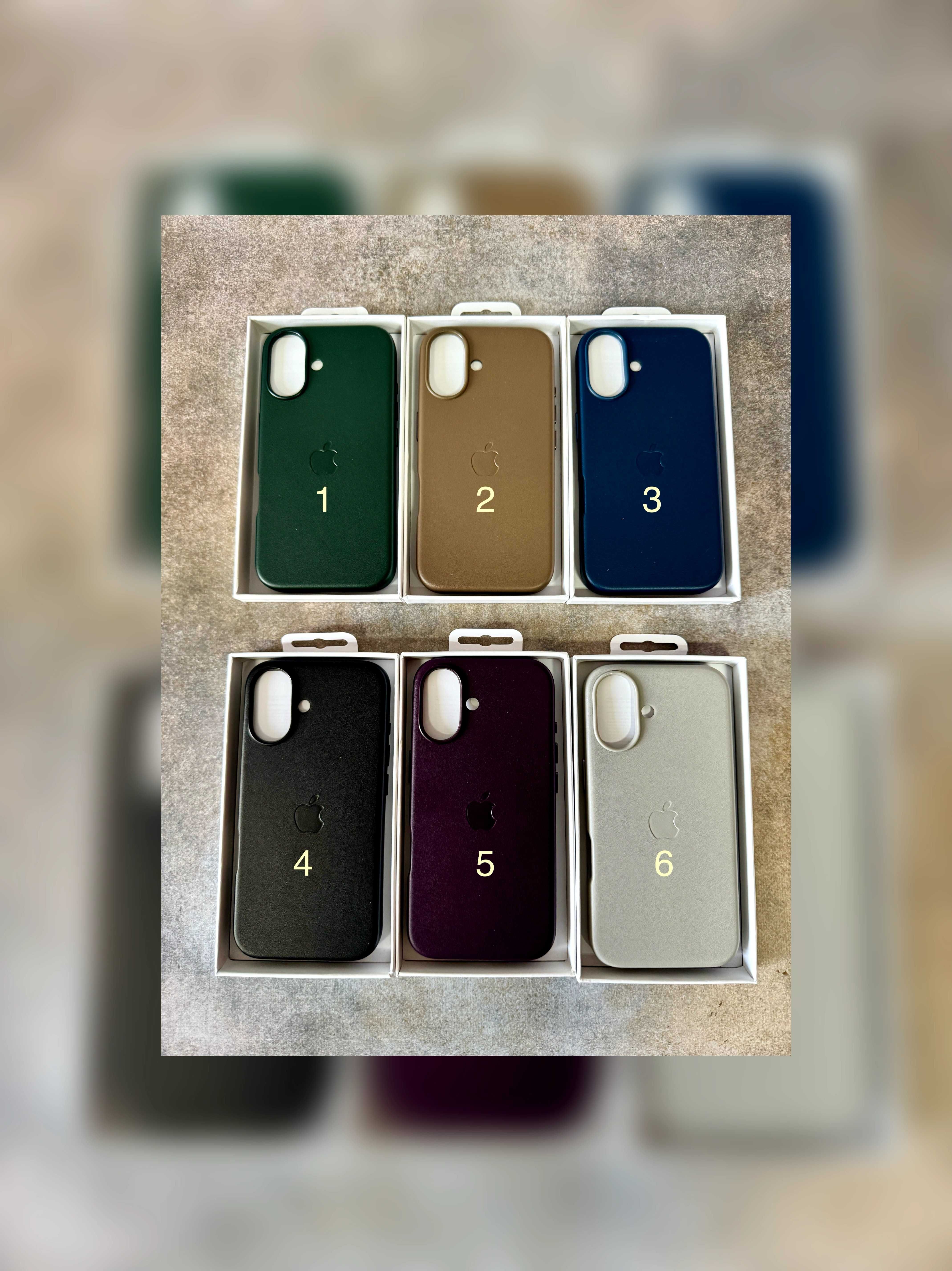 Чохол Leather Case MagSafe + Animation iPhone 16 16 Pro Max чехол