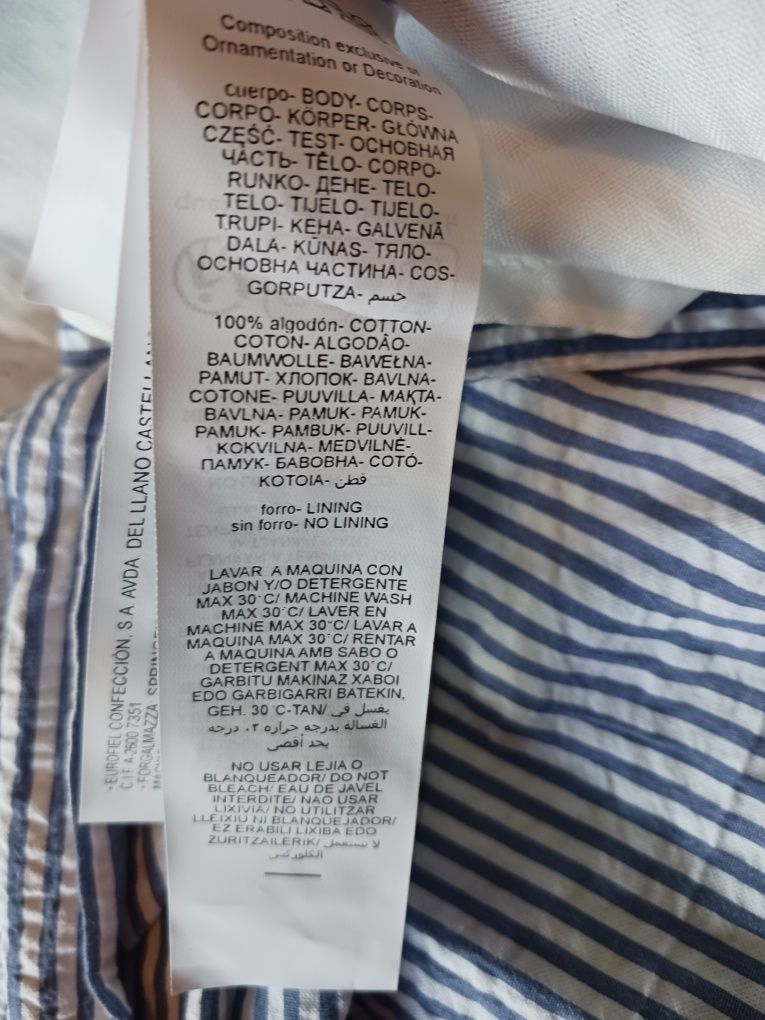 Calções homem riscas azuis