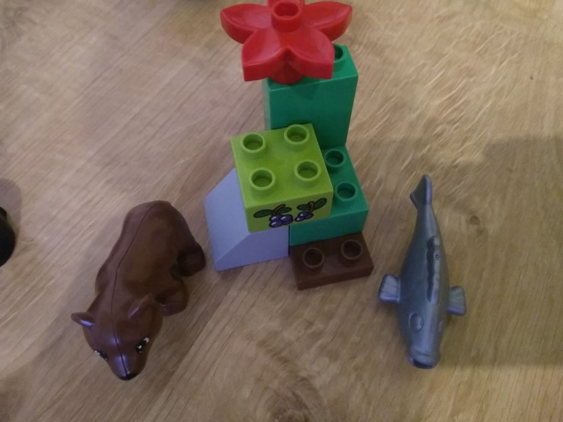 LEGO Duplo safari 10502 i cyrk 10503 i przyjaciele z zoo 10501, pociag