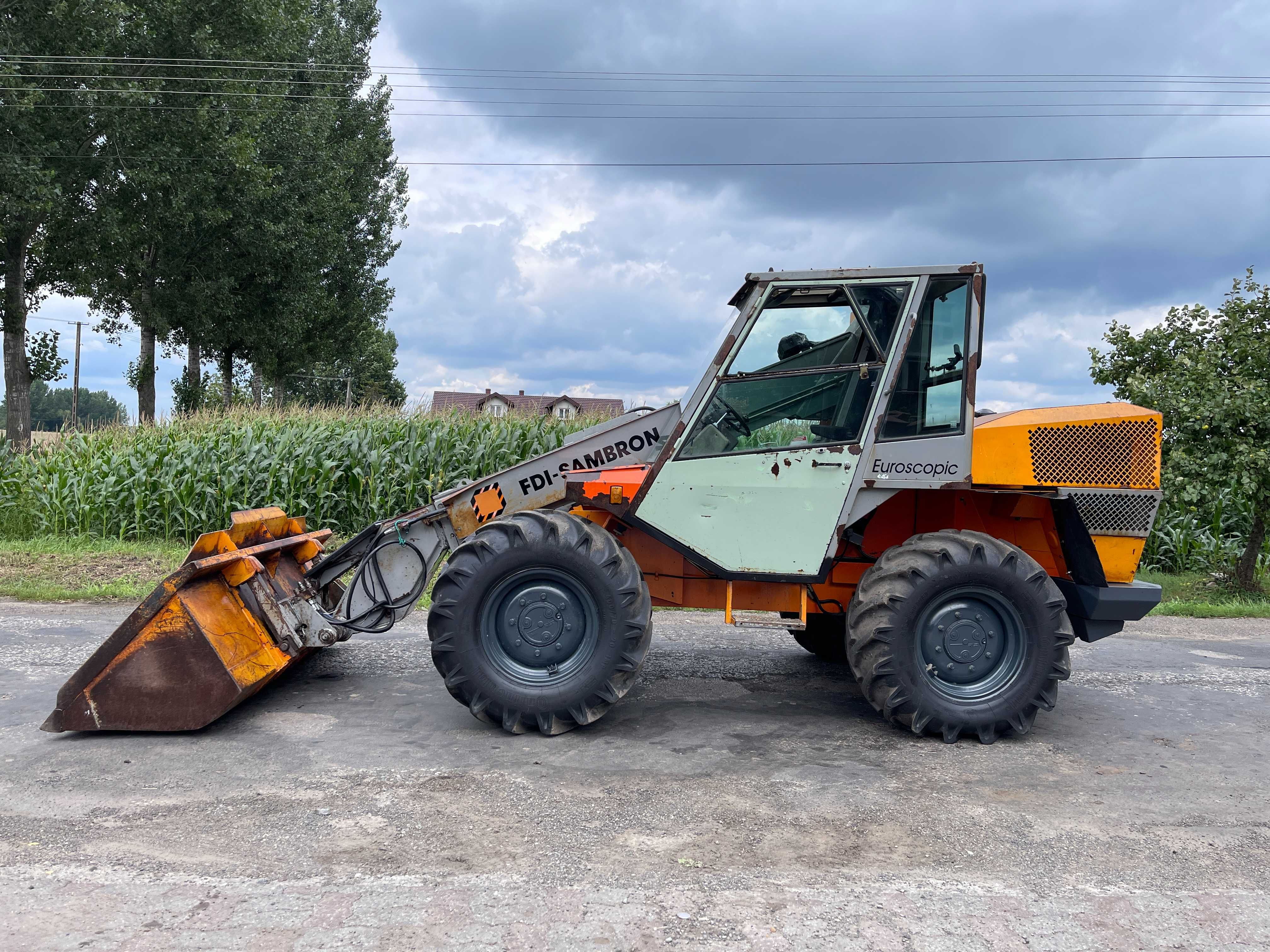 Ładowarka teleskopowa FDI SAMBRON T2567*Łyżka,4x4,Bdb stan,7 Metrowa!