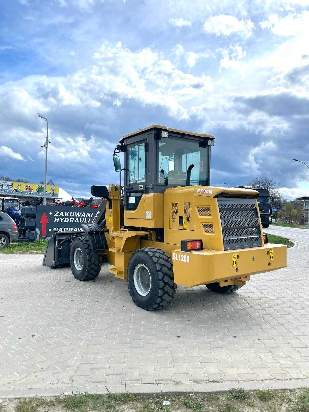 NOWA Ładowarka kołowa STORM SL1200 UDŹWIG 1500KG 4X4 2024 ŁYŻKA Gratis