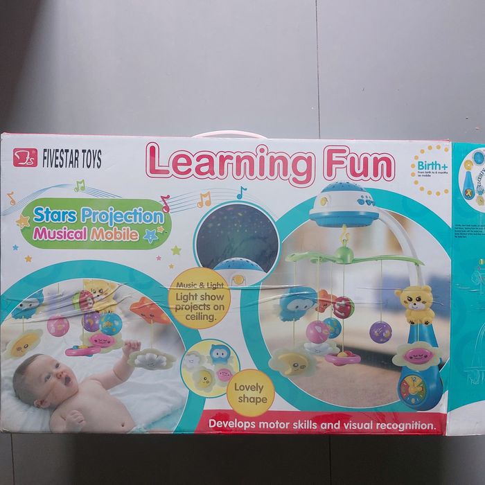 Karuzela dla niemowląt nad łóżeczko projektor Learning Fun Fivestar