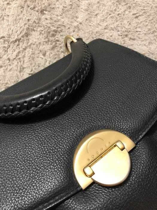 Bogner leather hand bag oryginal- oryginalna torebka skóra