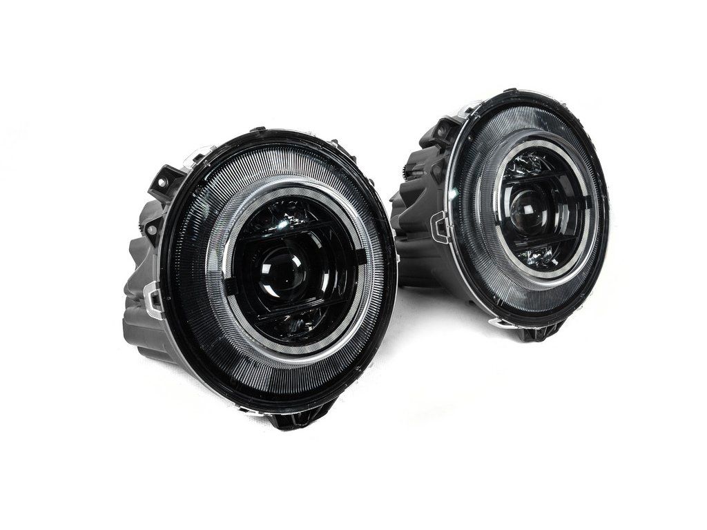 Mercedes G-class W463 Передні фари Black LED (2006-2018) дизайн 2024