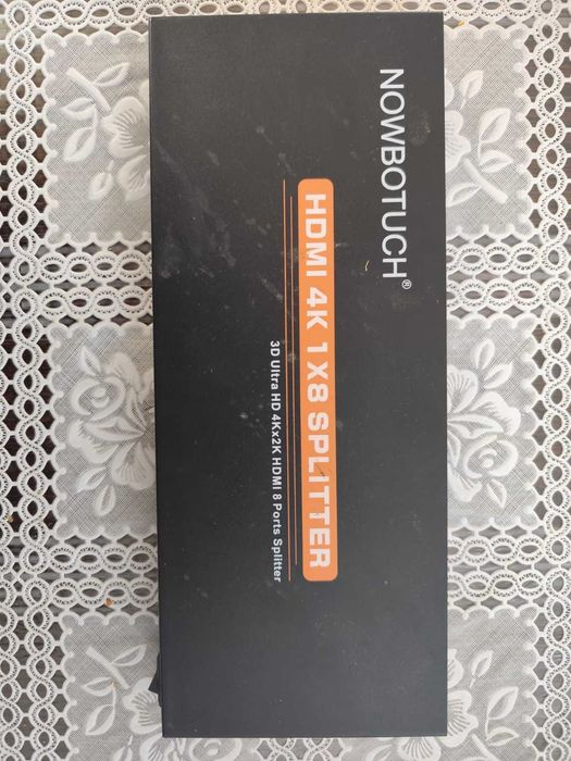 HDMI splitter 1x8 4K – bez kabli i pudełka