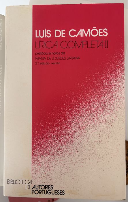 Livro “Luís de Camões - Lírica completa - II”