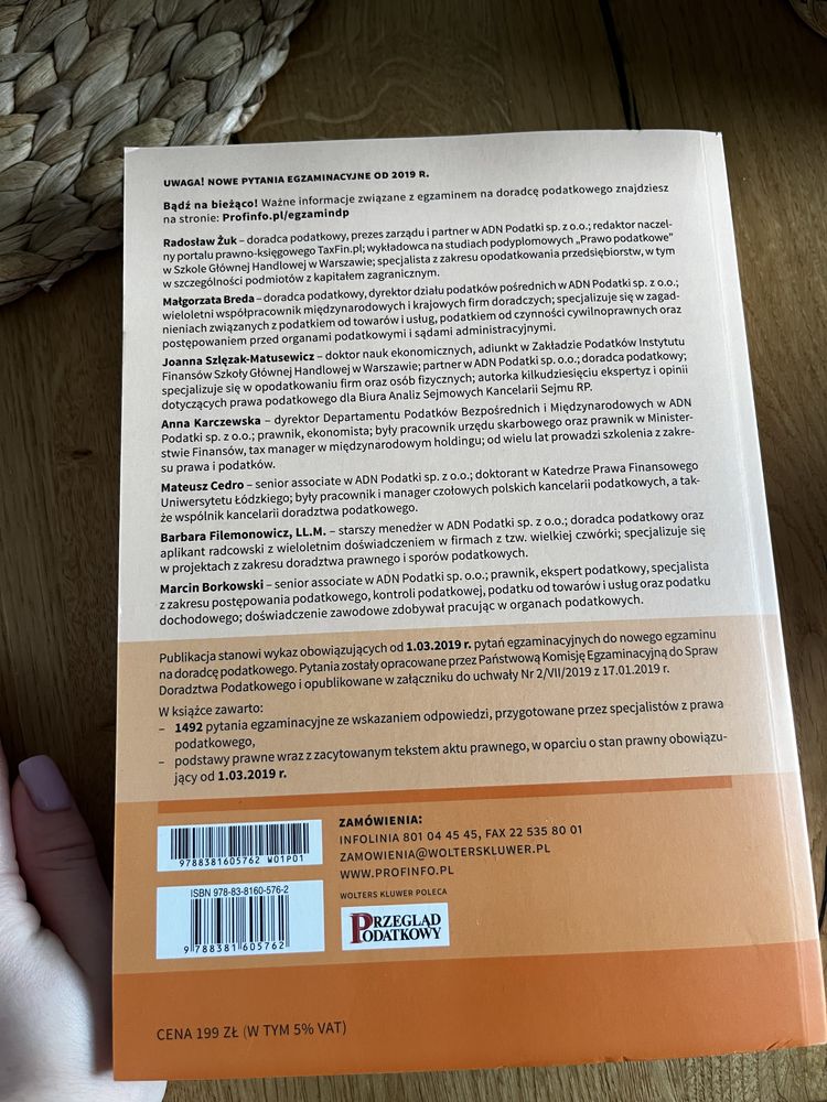 Egzamin na doradcę podatkowego testy 2019 r.