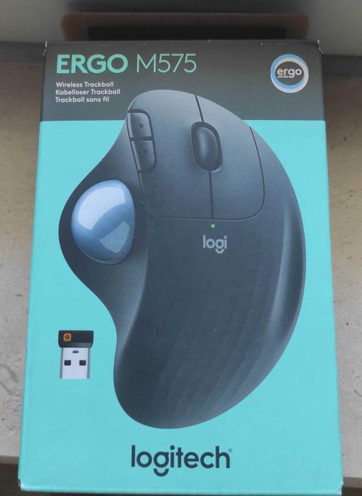 Rato ergonômico Ergo M575 Logitech