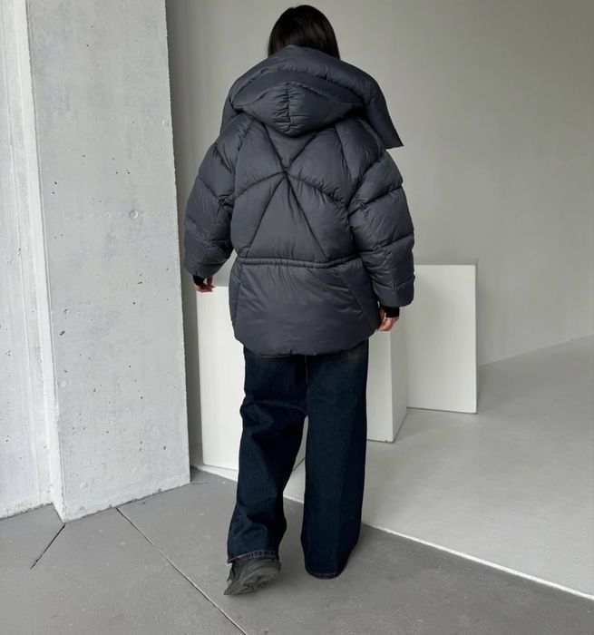 Тепла куртка пуховик М