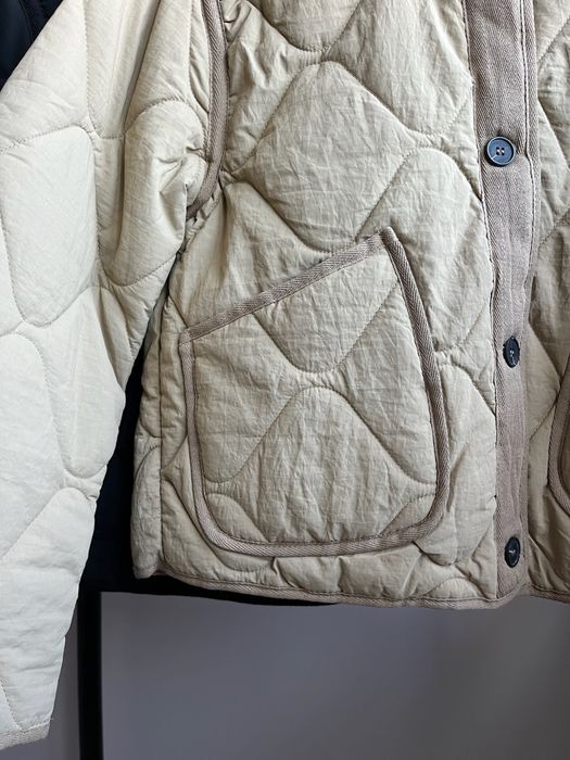 Жіноча куртка осіння SM бежева біла верхній одяг стиль zara курточка