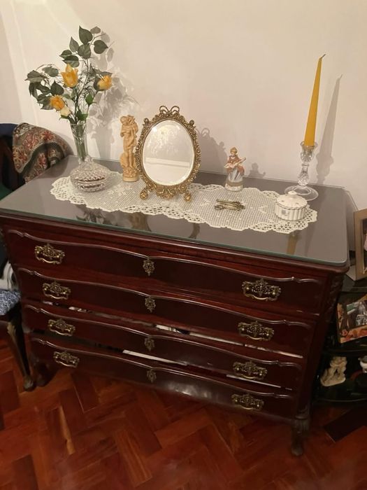 Mobilia Quarto Estilo Inglês Clássico Queen Anne