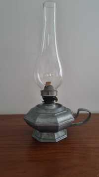 Lampa naftowa cynowa