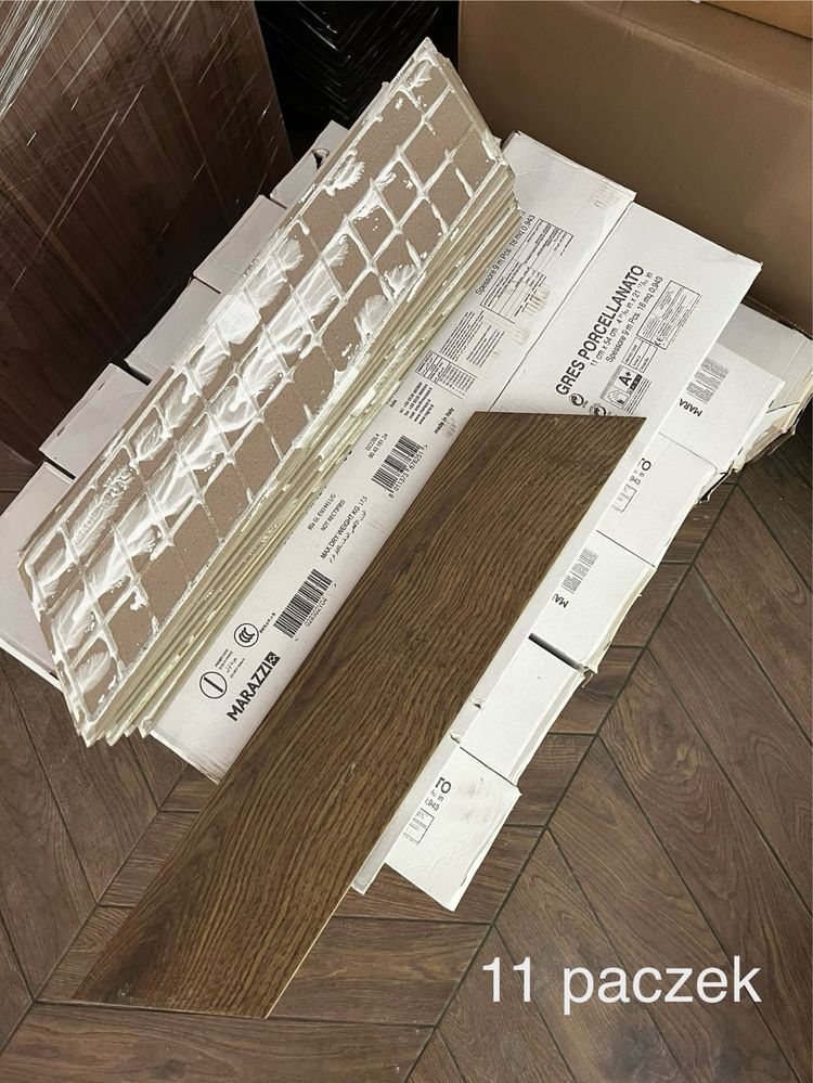 Płytki Marazzi Chevron jodełka castagno ma8y