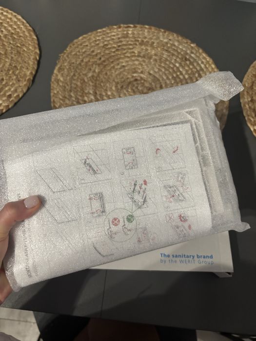 Przycisk spłukujący werit jomo exclusive2.0