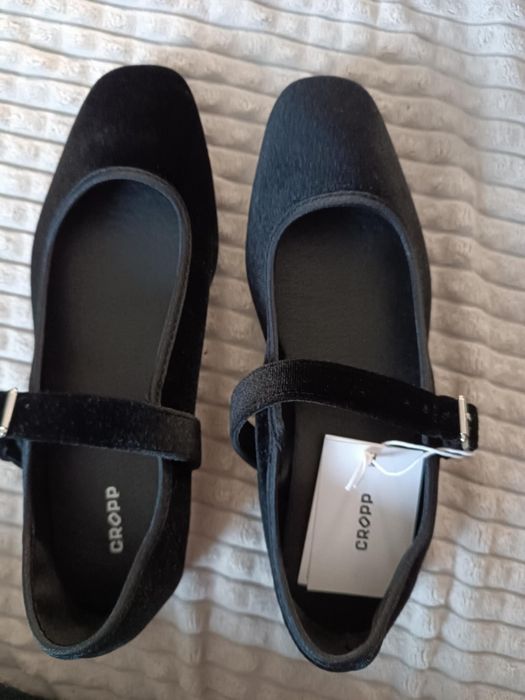 Baleriny Cropp damskie z klamrą model 119FZ