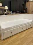 Łóżko IKEA Hemnes rozkładane z materacem CZYSTE