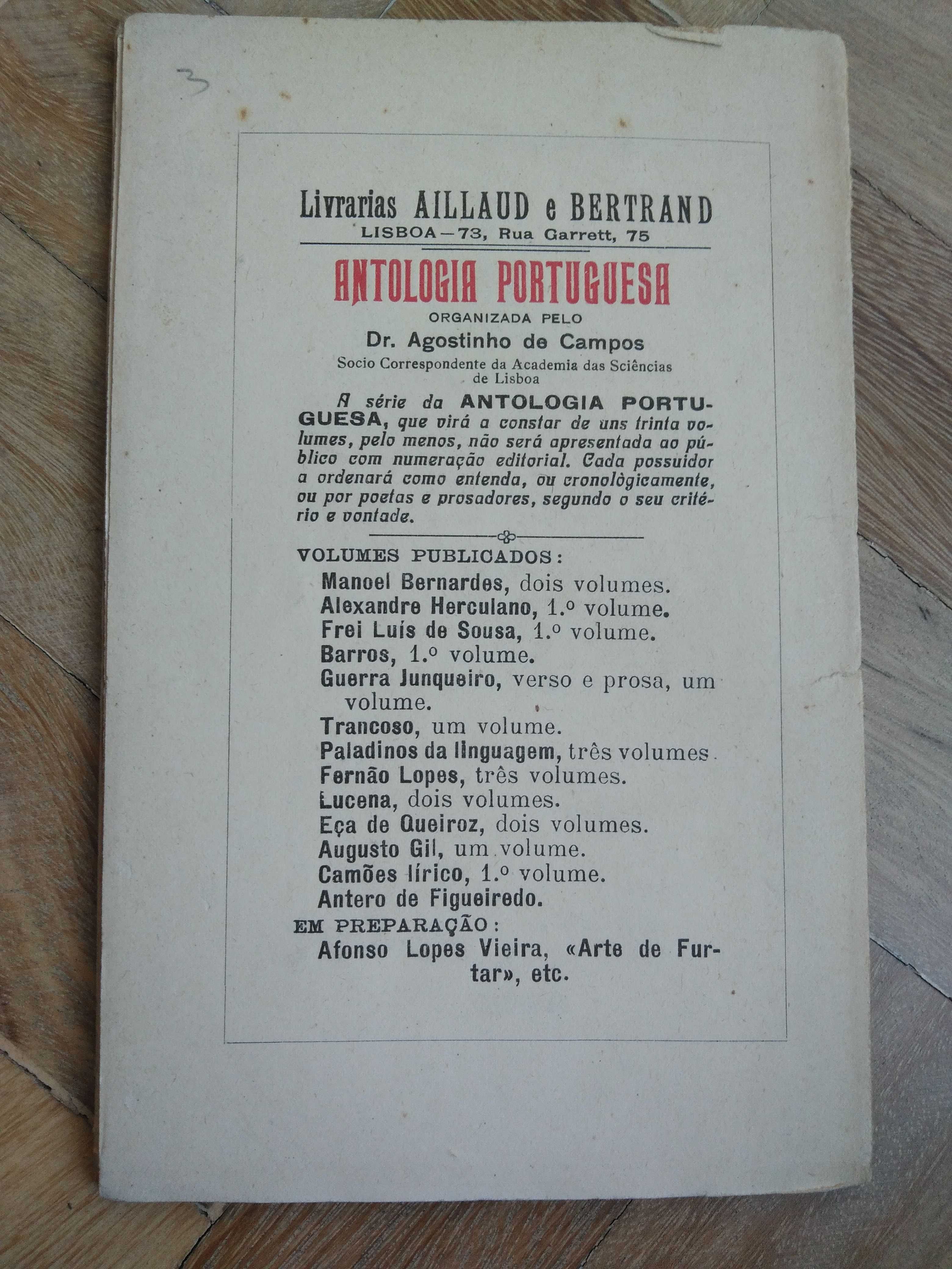 livro: Aubrey F. G. Bell “Alguns aspectos da literatura portuguesa”