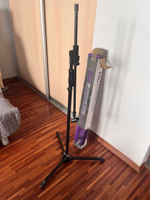 Statyw mikrofonowy estradowy premium SM804