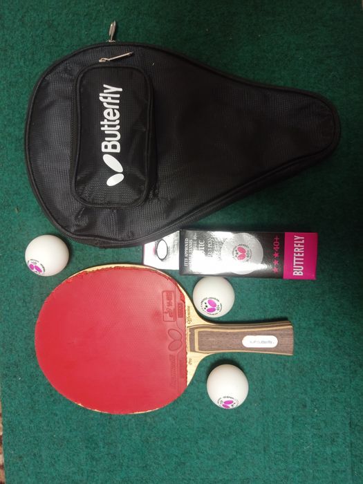 Збірна ракетка  Butterfly накладки dignis 05,xiom omega