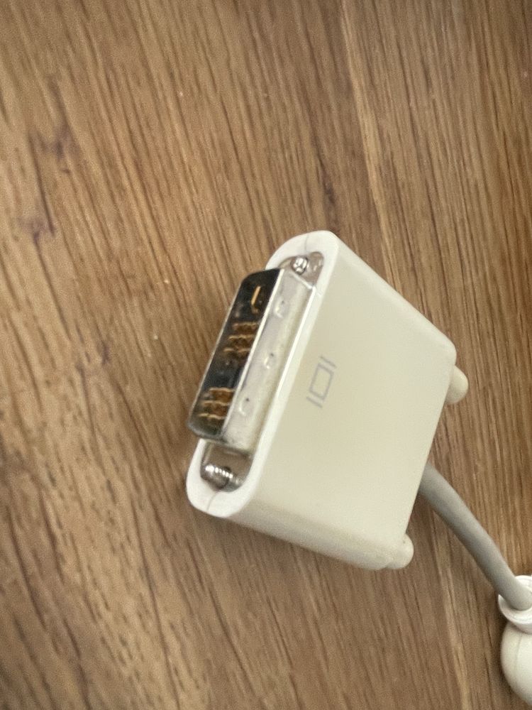 Przejściówka adapter  apple dvi vga