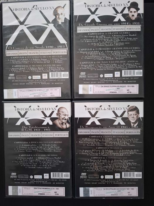 DVD's - Star Wars, Ocean's 8, 24 Horas e documentário Séc. XX