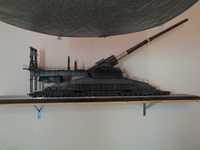 Maquete Ferroviária 210x35cm - Schwerer Gustav 140x45cm Colecionadores