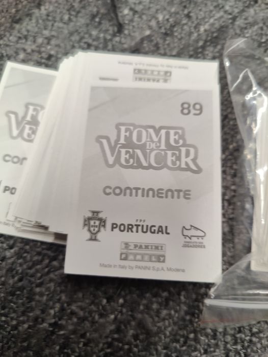 Cromos futebol fome de vencer