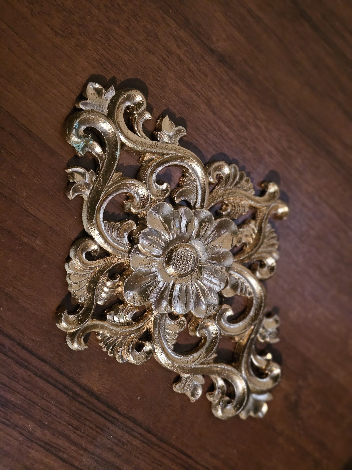 Dekora drewniana chrom ornament