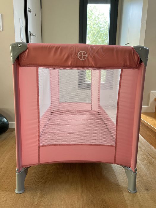 Berço bébé de viagem cor de rosa NOVO
