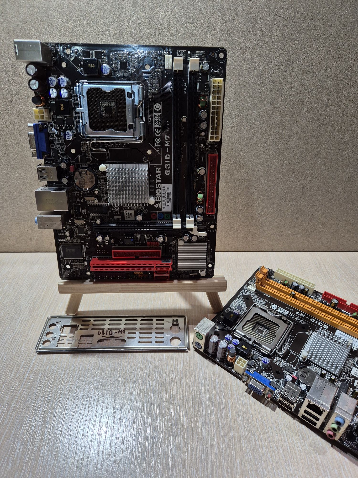 Материнські плати Biostar G31D-M7 ver:8.4, s775, G31, 2×ddr2