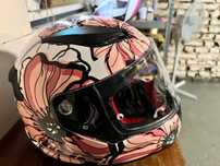 Kask LS2 damski, dodatkowy lustrzany wizjer